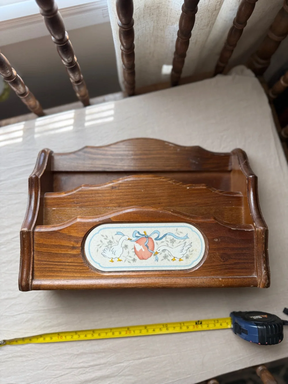 Vintage International Marmalade Goose Letter/ Mail Holder